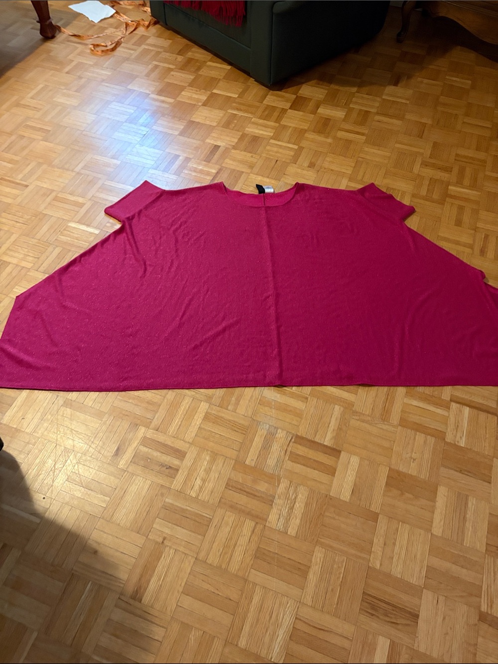 Igor Bright Fuchsia Cape-Style Top